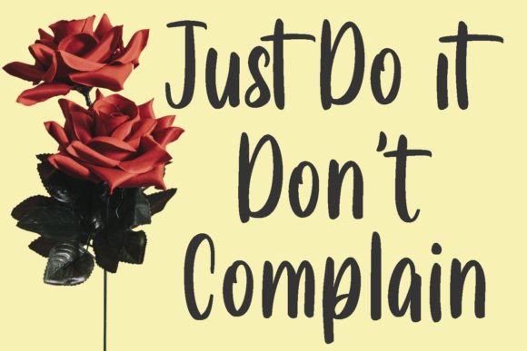 Floratropica Font Poster 7