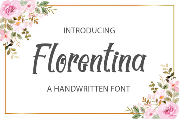 Florentina Font Poster 1