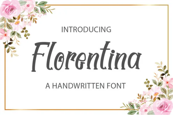 Florentina Font Florentina Font Poster 1