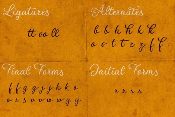 Flores Del Sol Font Poster 4