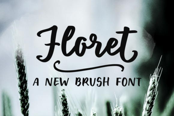 Floret Font Poster 1