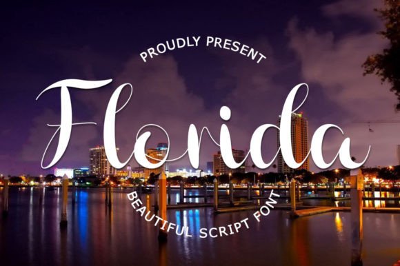 Florida Font Poster 1