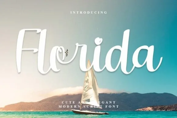 Florida Font Florida Font Poster 1