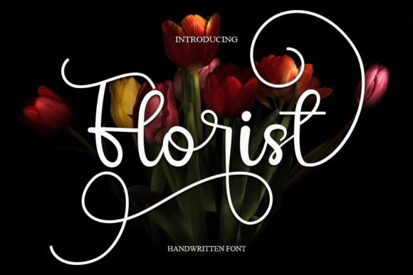 Florist Font Poster 1