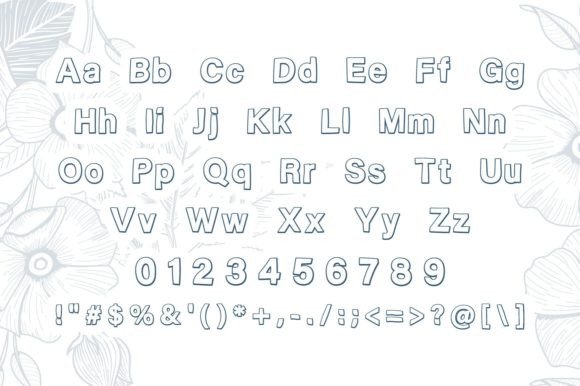Florsea Font Poster 3