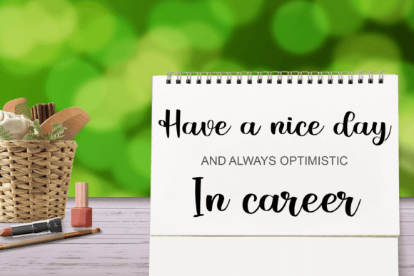 Flower Font Poster 4