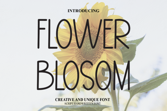 Flower Blosom Font