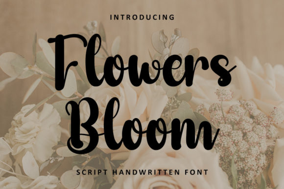 Flowers Blossom Font