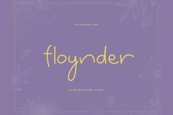 Floynder Font Poster 1