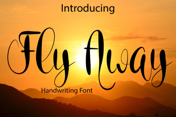 Fly Away Font Poster 1