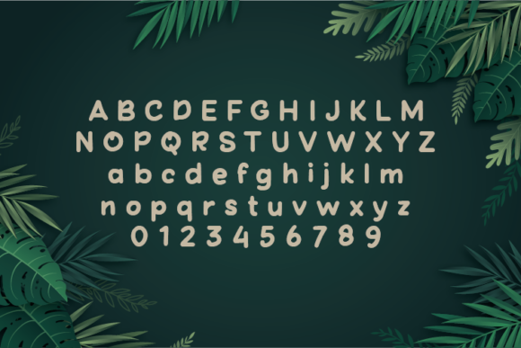 Forest Camping Font Poster 2