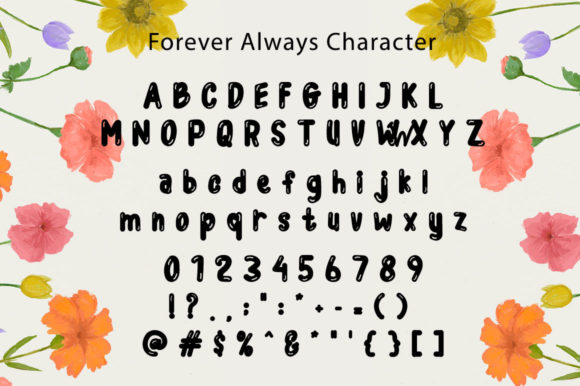 Forever Always Font Poster 5