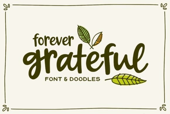 Forever Grateful Font Poster 1