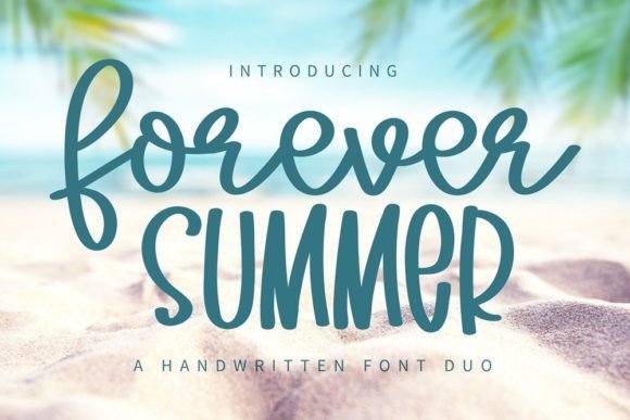 Forever Summer Font Poster 1