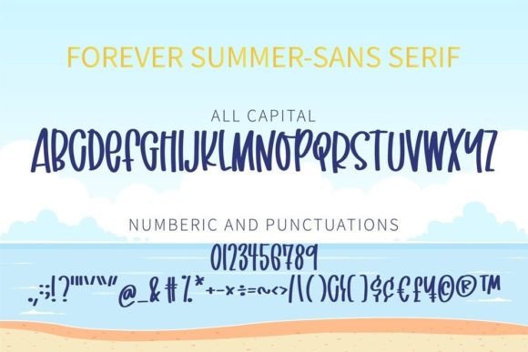 Forever Summer Font Poster 9