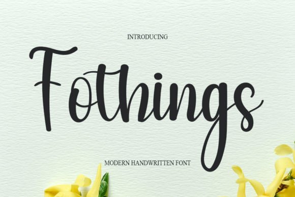 Fothings Font Poster 1