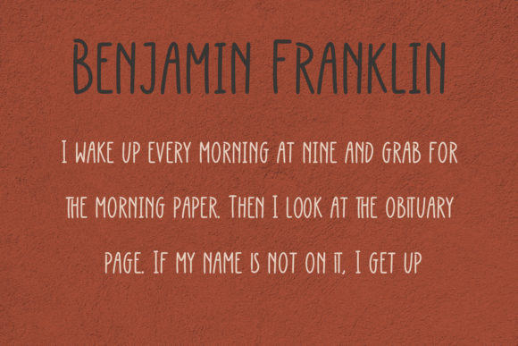 Fraksen Font Poster 8