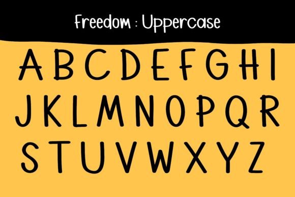 Freedom Font Poster 4