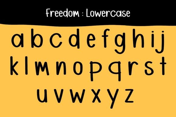 Freedom Font Poster 5