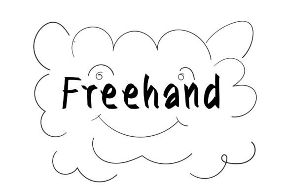 Freehand Font Poster 1