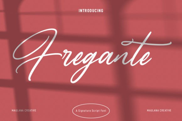 Fregante Font Poster 1