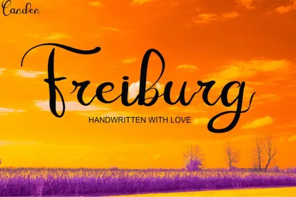 Freiburg Font Freiburg Font Poster 1