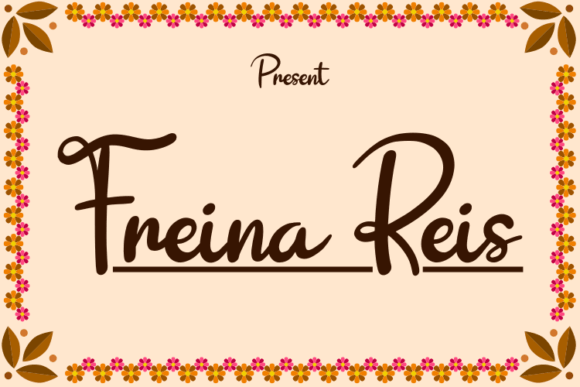 Freina Reis Font Poster 1