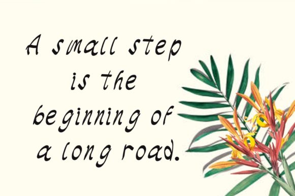 Fresh Botanical Font Poster 2