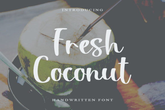 Fresh Coconut Font Poster 1