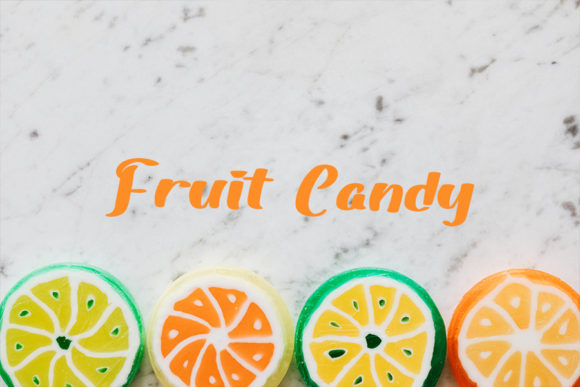 Fresh Fruit Font Poster 3