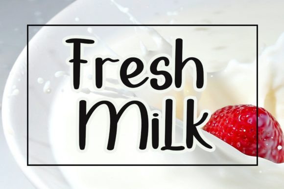 Fresh Milk Font