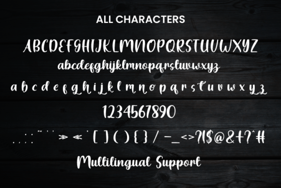 Fresh Night Font Poster 9
