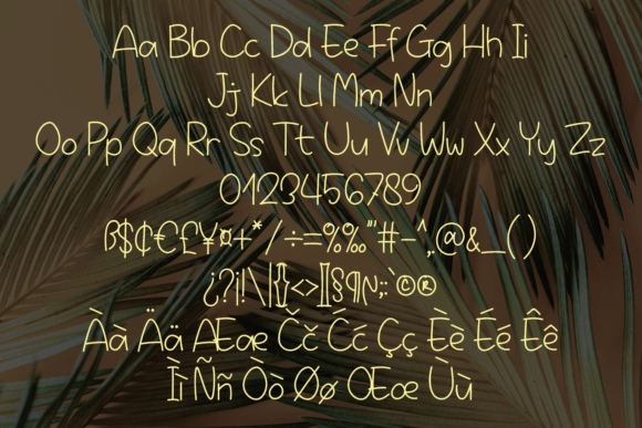 Fresh Yellow Font Poster 5