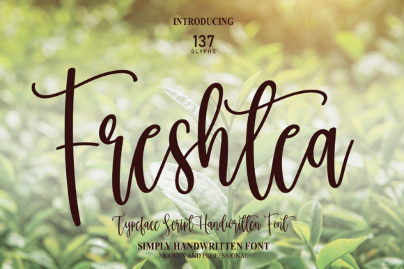Freshtea Font Poster 1
