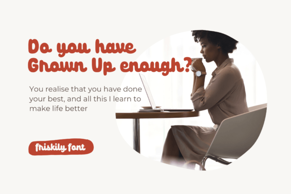 Friskily Font Poster 5