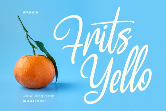 Frits Yello Font Poster 1