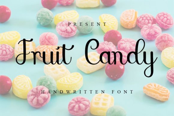 Fruit Candy Font Poster 1
