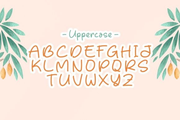 Fruits Mango Font Poster 11