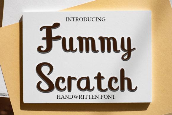 Fummy Scratch Font