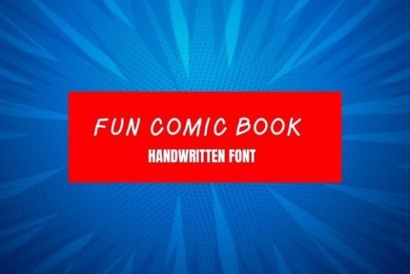 Fun Comic Book Font Poster 1