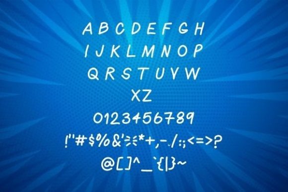 Fun Comic Book Font Poster 2