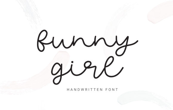 Funny Girl Font Poster 1