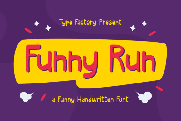 Funny Run Font Poster 1