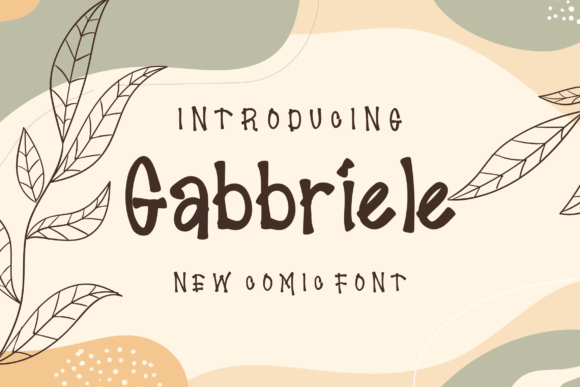 Gabbriele Font Poster 1