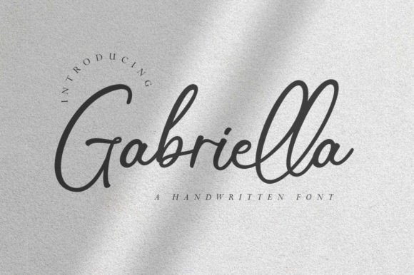 Gabriella Font Poster 1