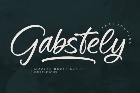 Gabstely Font Poster 1