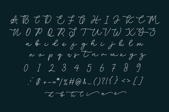 Gadigta Font Poster 3