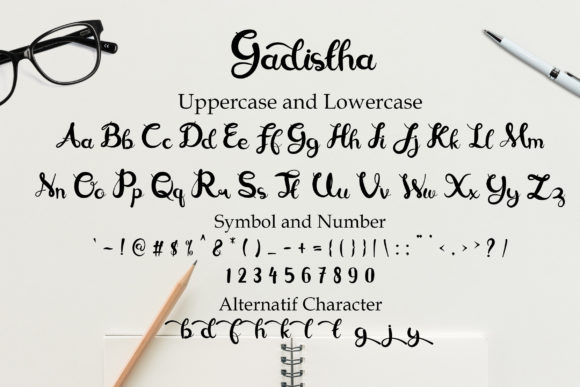 Gadistha Font Poster 11