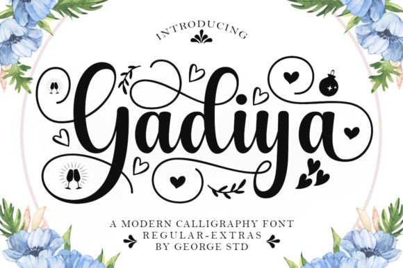 Gadiya Font Poster 1