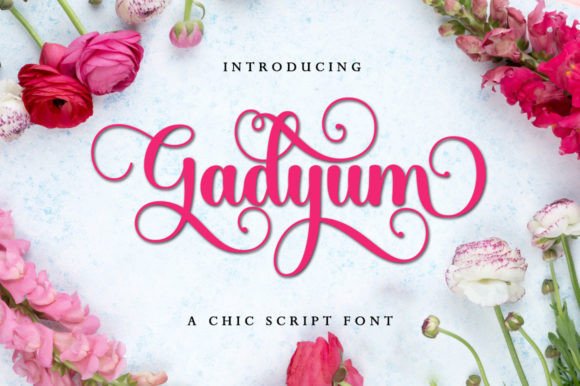 Gadyum Font Poster 1